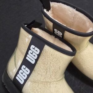 UGG Cream Shearling Boots